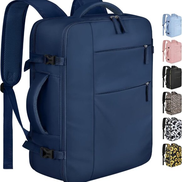 Travel Backpack for Women Men Waterproof Laptop Backpack Airlines Approved Carry